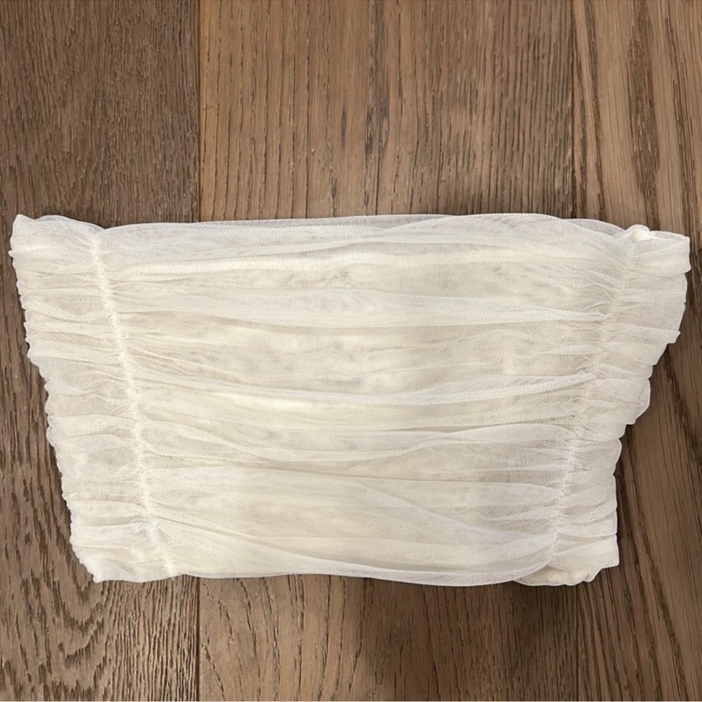FREE PEOPLE | NWOT Under It All Mesh Bandeau in White